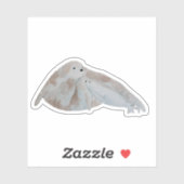 Waterverf Marine Zoogdier Moeder Baby Harp Seal Sticker (Vel)