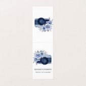 Waterverf marinecamera Peony Weddenschap fotograaf Visitekaartje (Buitenkant ongevouwen)