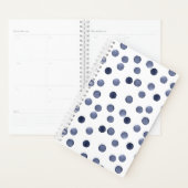 Waterverf marinekringen polka dot hand op hand planner (Display)