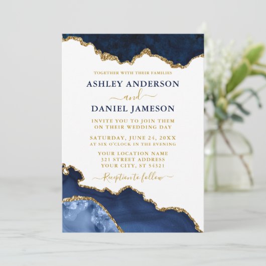 Waterverf marinescheepvaart kaart (Staand voorkant)