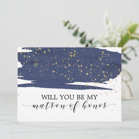 Waterverf marinier zal jij mijn matroos zijn kaart (Staand voorkant)