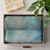 Waterverf maritiem bloemenschip roer tissuepapier (Geschenk)