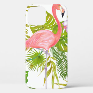 Waterverf markeringsillustratie van roze flamingo Case-Mate iPhone case