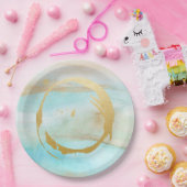 Waterverf Marmer Bridal Baby shower Bord (Feest)