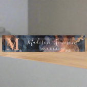 Waterverf Marmer Business Kantoor Professional Naambordje