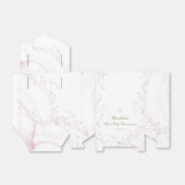 waterverf marmer faux glitter First Community Bedankdoosjes (Uitgevouwen)