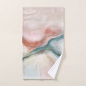 Waterverf Marmer Flow Abstract Bad Handdoek (Handdoek)