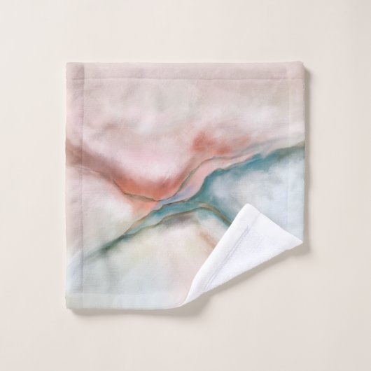 Waterverf Marmer Flow Abstract Bad Handdoek (Wasdoekje)
