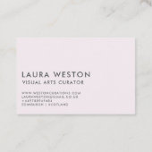 Waterverf Marmer Modern Artistisch Visitekaartje (Achterkant)