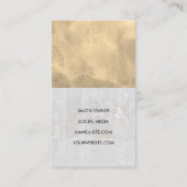 Waterverf | Marmer Steen Visitekaartje (Achterkant)