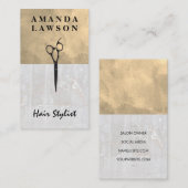 Waterverf | Marmer Steen Visitekaartje (Voorkant / Achterkant)