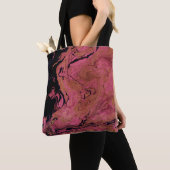 Waterverf, marmer tote bag (Dichtbij)