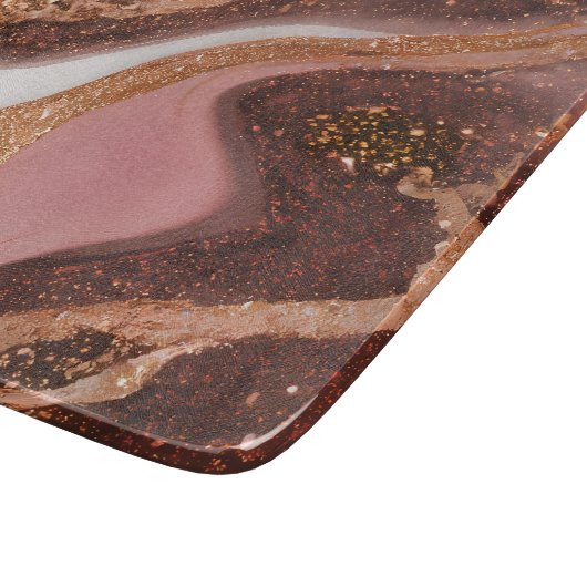 Waterverf Marmer voor Snijplank (Hoek)