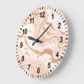 Waterverf marmer Wall klok (Hoek)