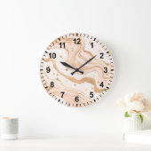 Waterverf marmer Wall klok (Huis)