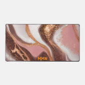 Waterverf Marmeren Coustum Bureaumat (Voorkant)