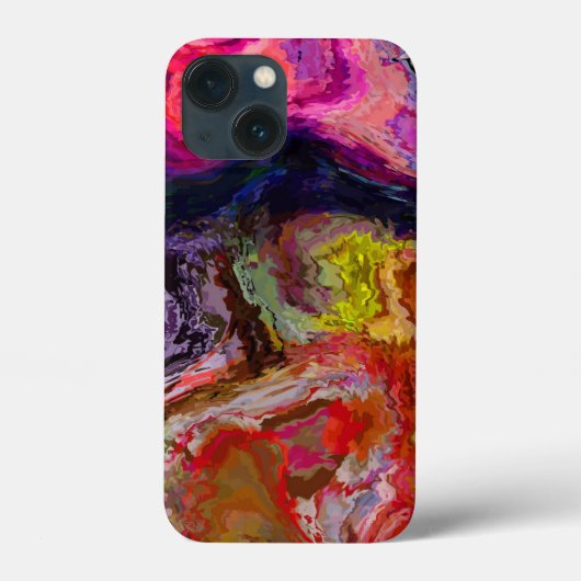 Waterverf-marmering-abstracte verf- Case-Mate iPhone case (Achterkant)