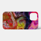 Waterverf-marmering-abstracte verf- Case-Mate iPhone case (Achterkant (horizontaal))