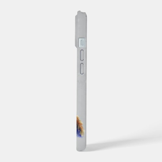 Waterverf Marmot Groundhog - Natuur iPhone 15 Case (Linkerkant)