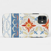 Waterverf Marokkaans flessenpatroon met Quatrefoil Case-Mate iPhone Case (Achterkant (horizontaal))