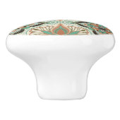 Waterverf Marokkaanse Floral Tegel Keramische Knop (Zijkant)