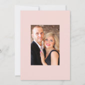 Waterverf Marsala en Blush Bloemen Bruiloft Bewaar Save The Date (Achterkant)