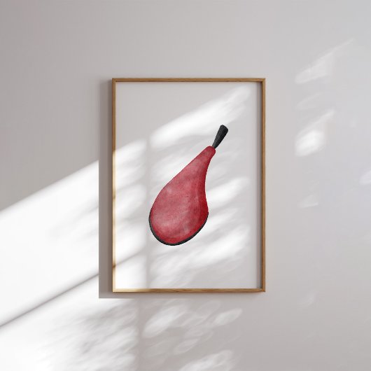 Waterverf Martial arts doelwit poster