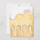 Waterverf Martini, Partij van de Bierpensionering Kaart (Achterkant)