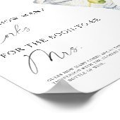 Waterverf Martini Vrijgezellenfeest hoeveel kurken Poster (Hoek)