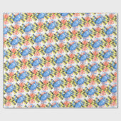 Waterverf maryland vlag en blauwe krab cadeaupapier (Vlak)