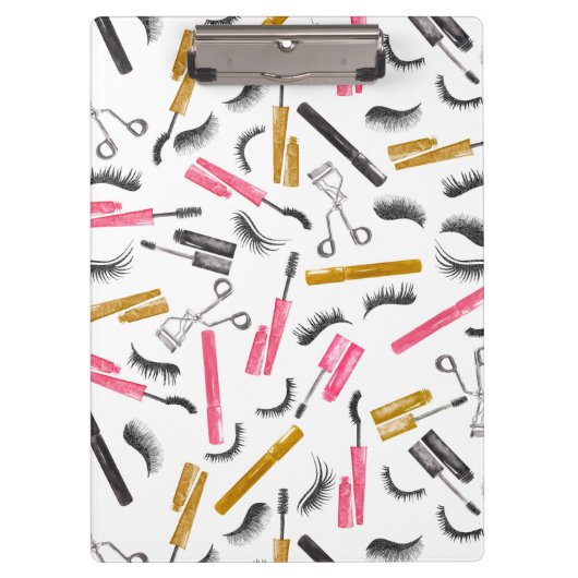 Waterverf Mascara Glitter Glam Lashes Klembord (Voorkant)