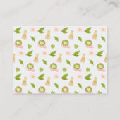 Waterverf Matcha Latte Luier Raffle Informatiekaartje (Achterkant)