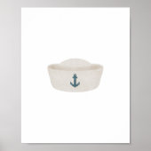 Waterverf  matroos pet poster (Voorkant)