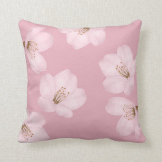 Waterverf Mauve Cherry Blossom Sakura Pillow Kussen