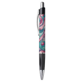 Waterverf Mauve en Turquoise Pen