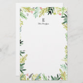 Waterverf Meadow Briefpapier (Voorkant / Achterkant)