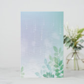 Waterverf Meadow Briefpapier (Staand voorkant)