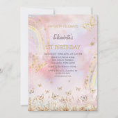 Waterverf Meadow Butterflies Verjaardag Kaart (Voorkant)