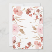 Waterverf Meadow Champagne Glas Pensioen Kaart (Achterkant)