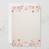 Waterverf Meadow Glitter Pet Afstuderen Kaart (Achterkant)