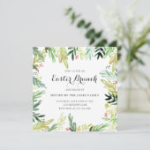 Waterverf Meadow Pasen uitnodigen Kaart (Staand voorkant)