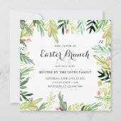 Waterverf Meadow Pasen uitnodigen Kaart (Voorkant)