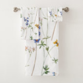 Waterverf Meadow Seamless Patroon Bad Handdoek (Insitu)