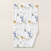 Waterverf Meadow Seamless Patroon Bad Handdoek (Handdoek)