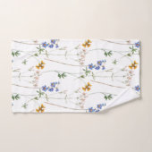 Waterverf Meadow Seamless Patroon Bad Handdoek (Handdoek)