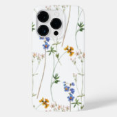 Waterverf Meadow Seamless Patroon Case-Mate iPhone Case (Achterkant)