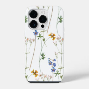 Waterverf Meadow Seamless Patroon iPhone 14 Plus Hoesje