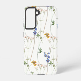 Waterverf Meadow Seamless Patroon Samsung Galaxy Hoesje