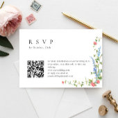 Waterverf Meadow Wildflower Bohemian Bruiloft RSVP