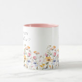 Waterverf Meadow Wildflower Moederdag Mok (Midden)